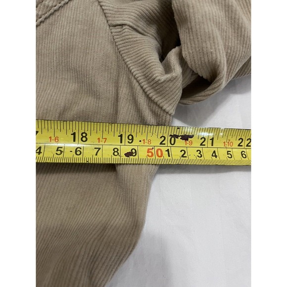 Levi's Women's Corduroy Button Up Collared 3 Button Jacket Size L Tan - Picture 9 of 9